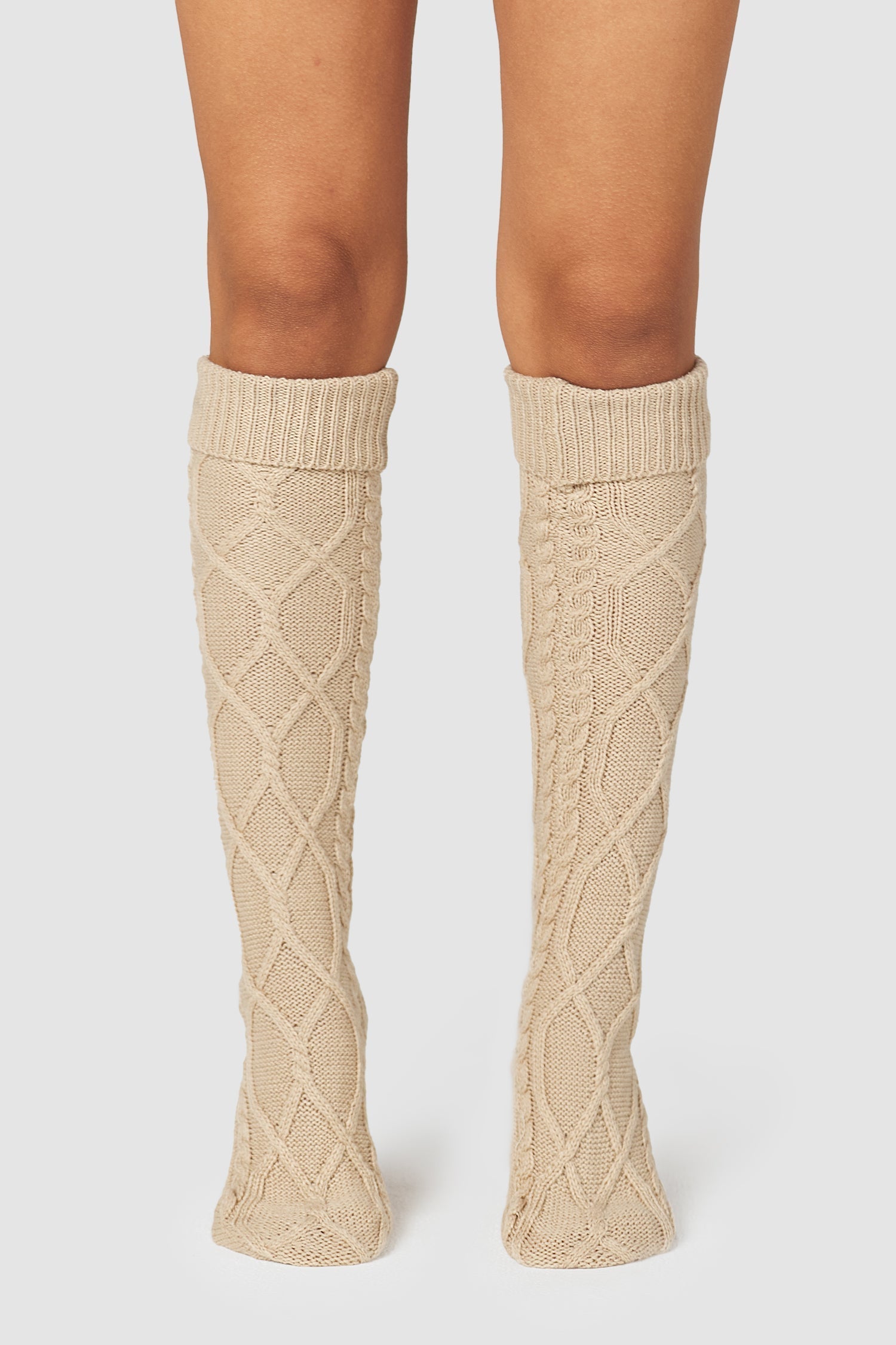 Chaussettes tricotées en laine pour femme • Moment Cocooning