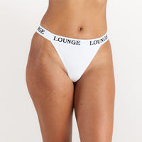 Bamboo Triangle String - Tout Blanc