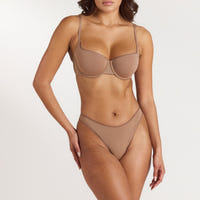 Soutien-gorge Comfort Balconette - Noisette