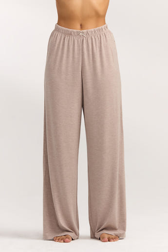 Pantalon de Pyjama Modal - Brun Chiné