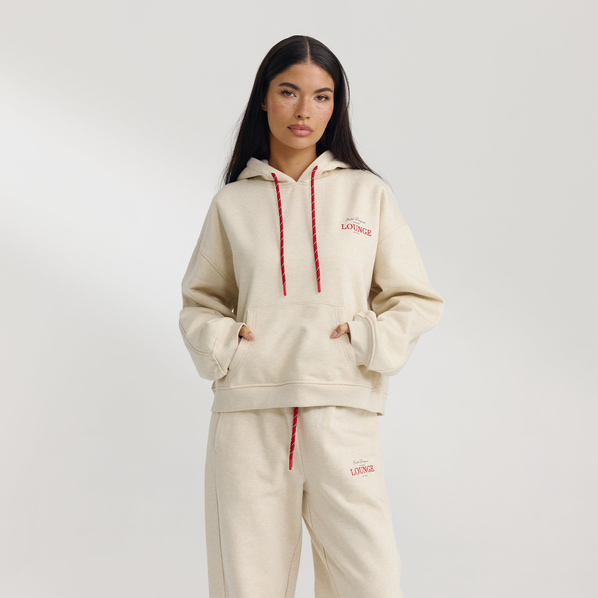 Sweat à Capuche Oversize - Flocon d'Avoine alternate