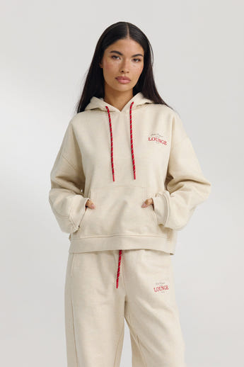 Sweat à Capuche Oversize - Flocon d'Avoine alternate