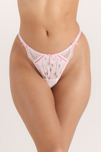G-String Orelia - Rose Floral