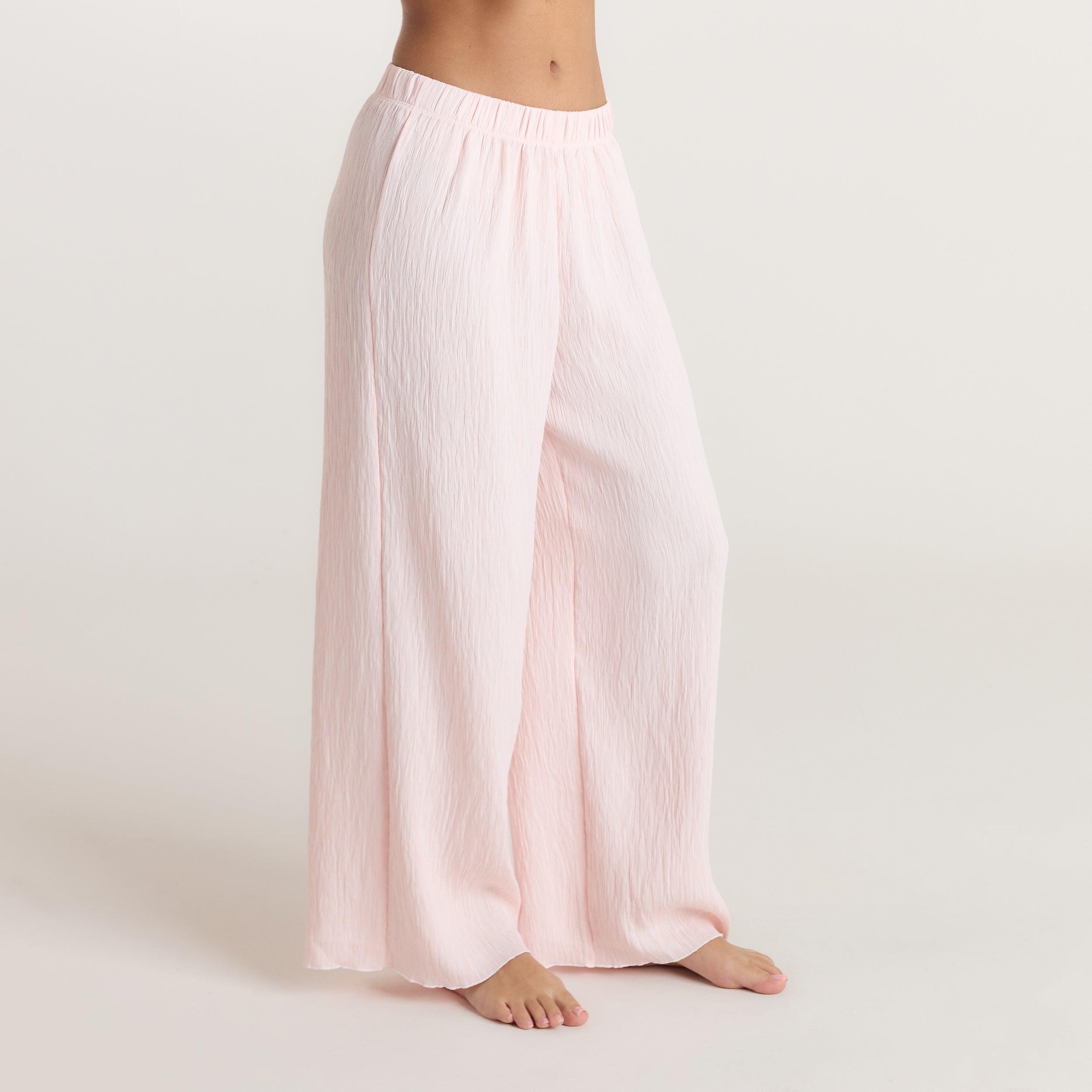 Pantalon de Pyjama Crinkle - Rose