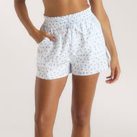 Short de Pyjama Bloom & Stripe - Bleu