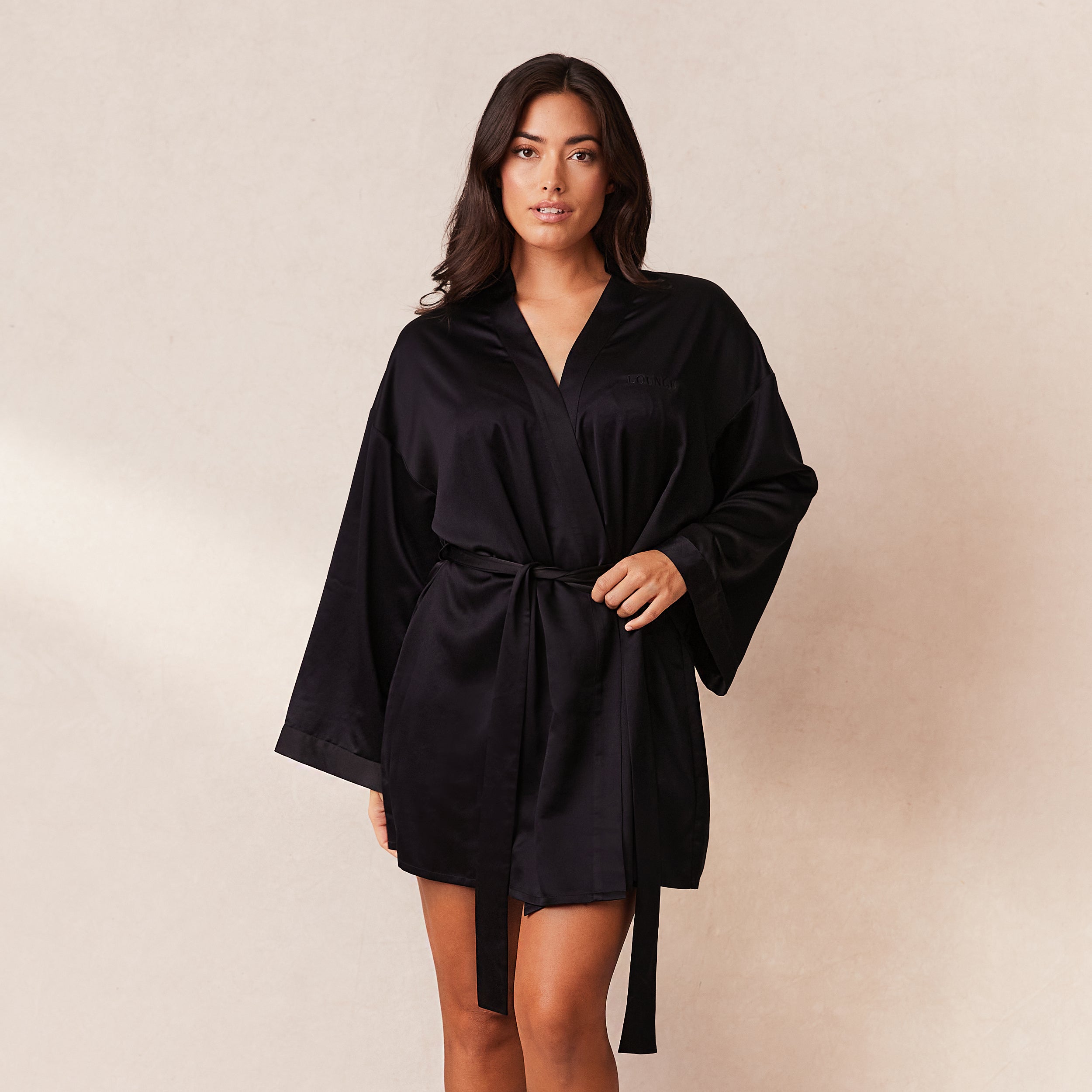 Robe de best sale chambre noir femme