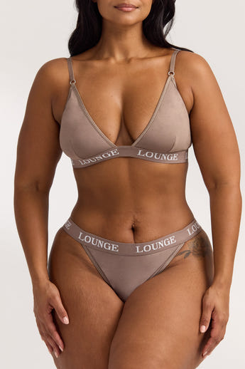 Bamboo Triangle Soutien-Gorge - Café