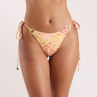 String de Bikini à Nouer Celestial - Motif Céleste