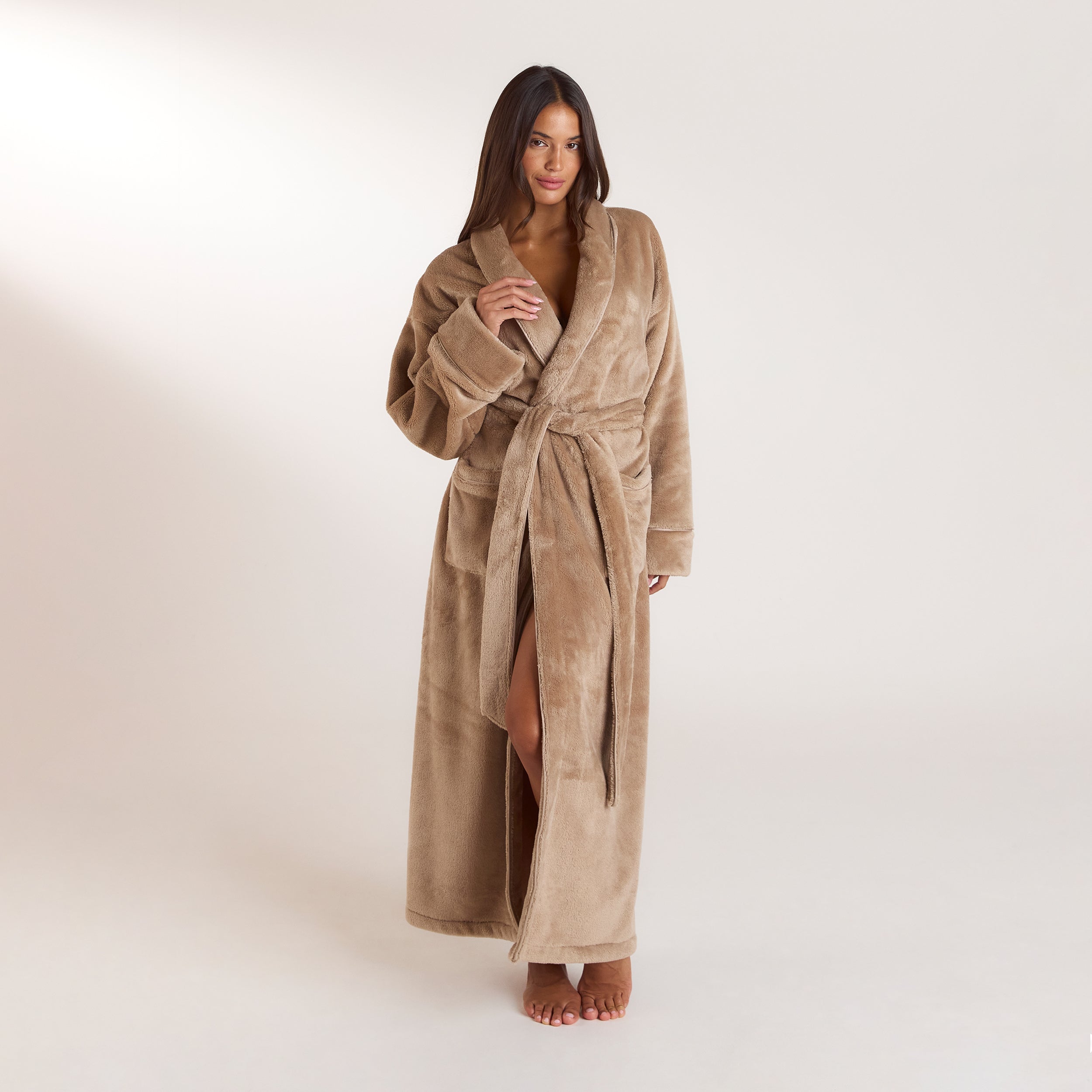 Peignoir Long - Beige