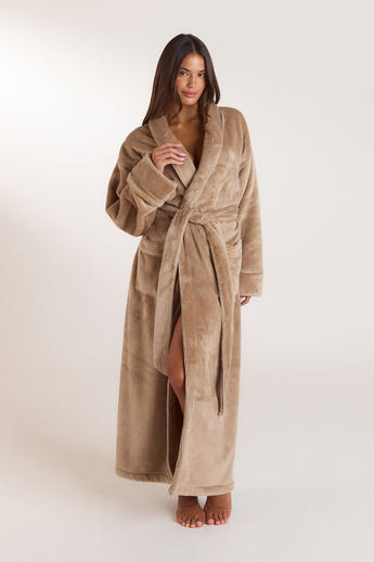 Peignoir Long - Beige