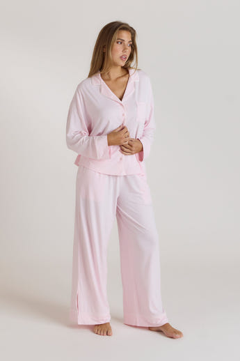 Pantalon de Pyjama en Modal - Rose alternate