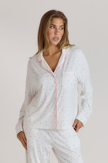 Chemise de Pyjama en Modal - Motif Floral