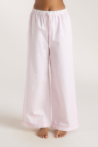 Bas de Pyjama Bloom & Stripe - Rose