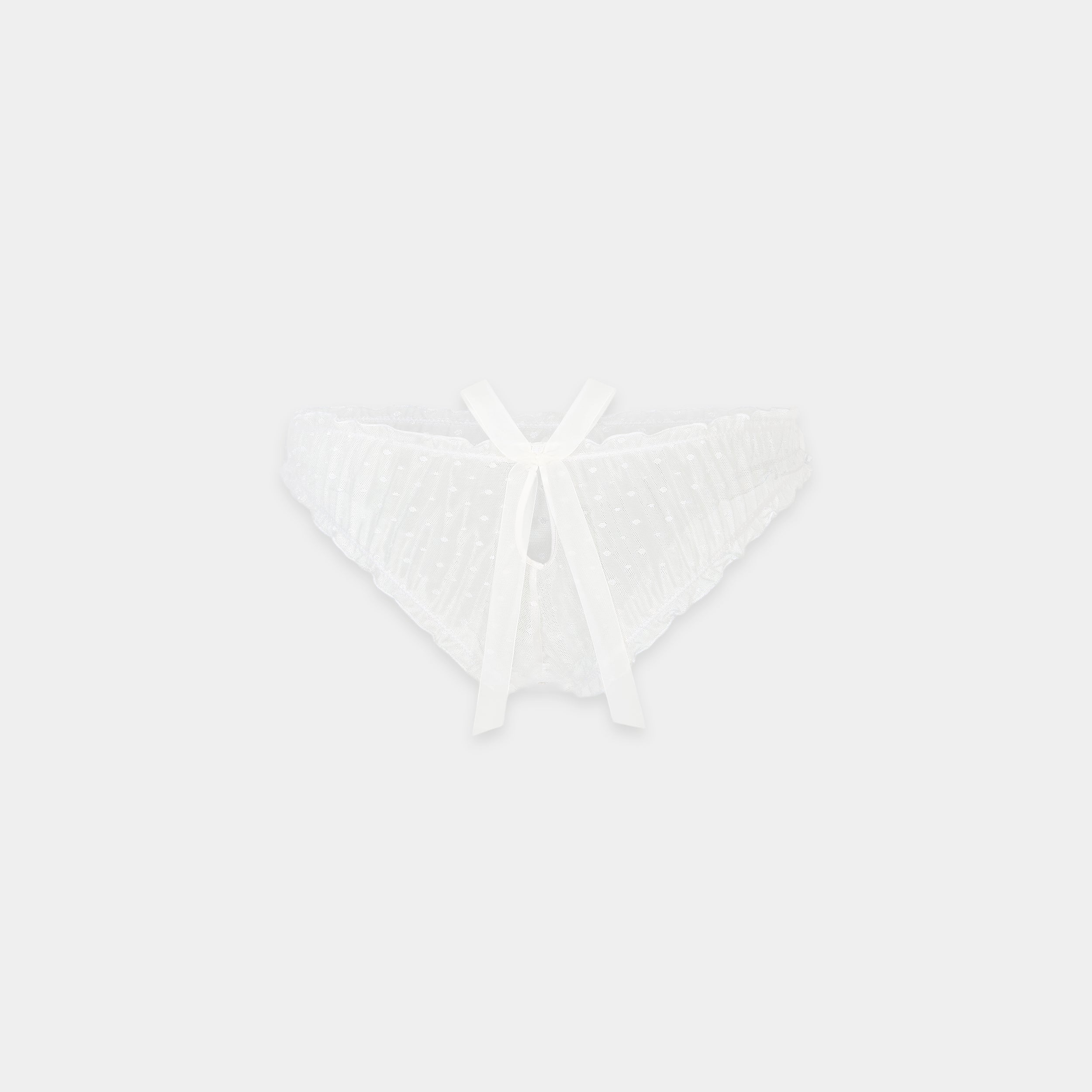 Culotte Brésilienne à Pois | Culotte Brésilienne à Pois - Blanc