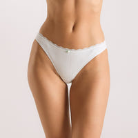 Culotte en Pointelle - Crème