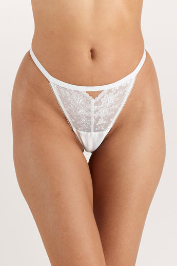 G-String Flirt - Blanc