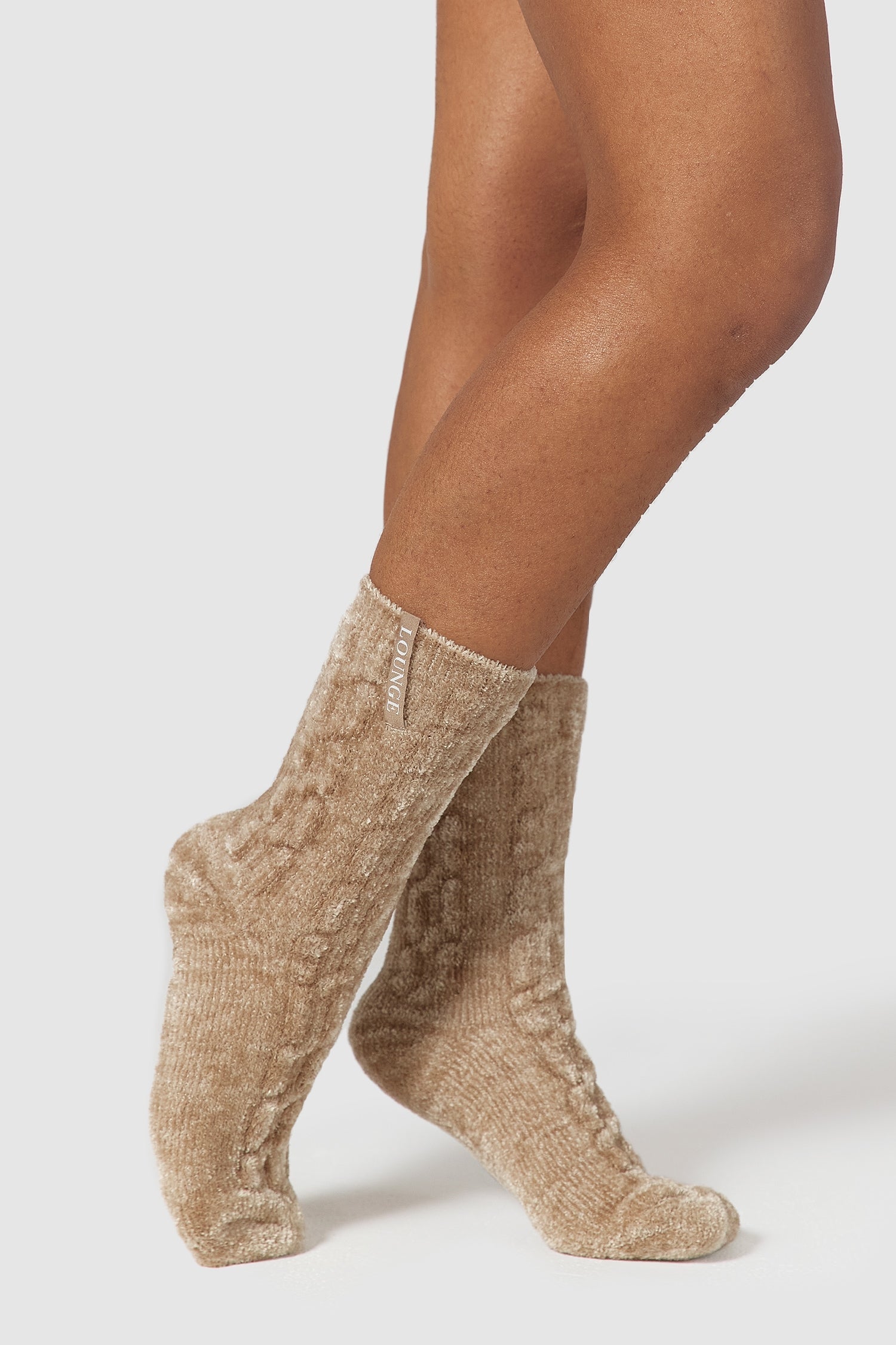 Chaussettes Tricotées Chenille | Aslayy, S-M