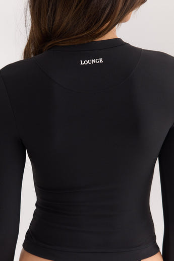 Top à Manches Longues ContourSoft™ - Noir alternate