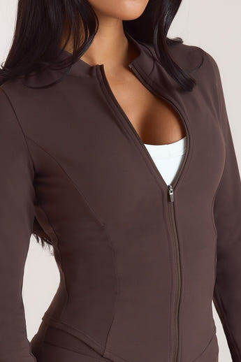 Veste Zippée ContourSoft™ - Chocolat Noir alternate