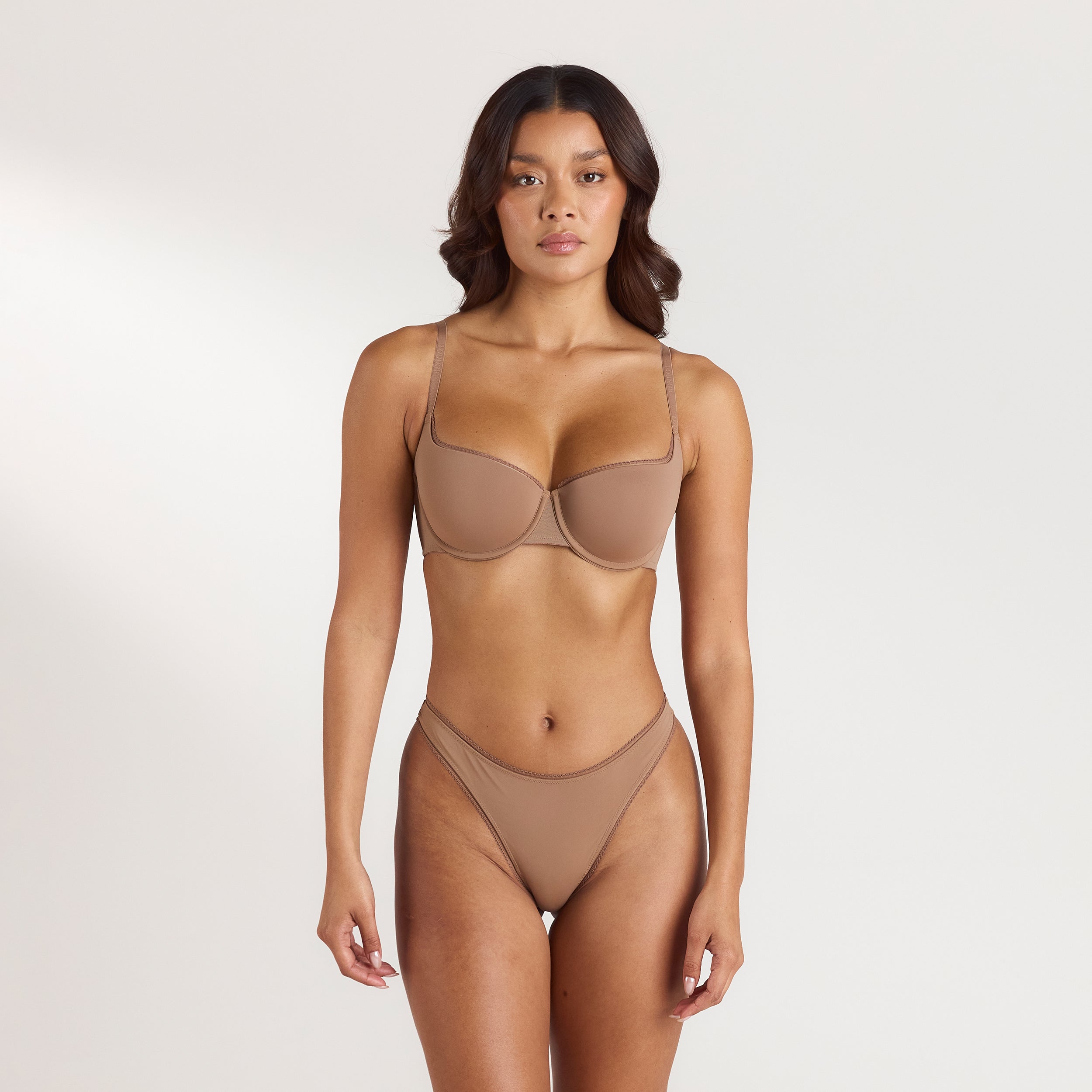 Soutien-gorge Comfort Balconette | Soutien-gorge Comfort Balconette - Noisette