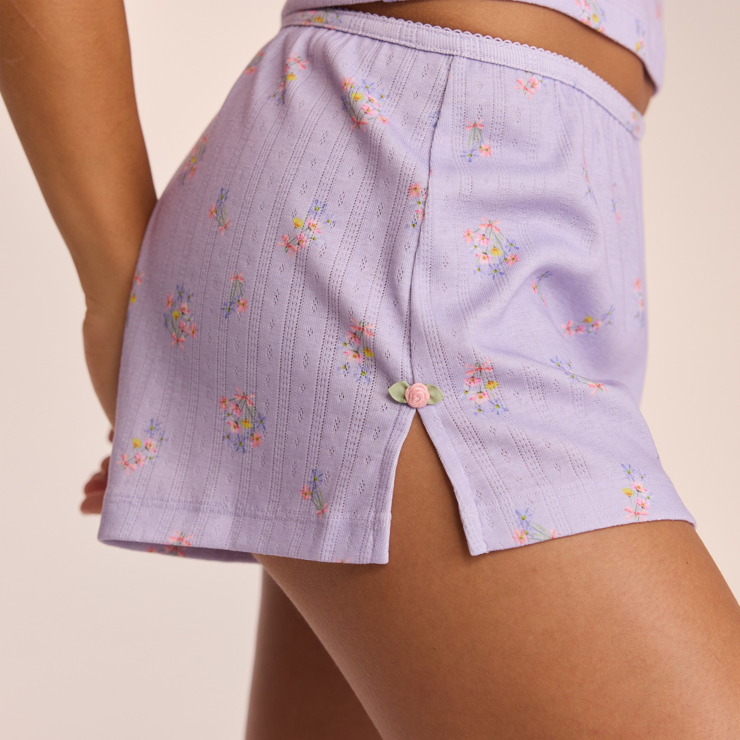 Short de Pyjama Pointelle  | Ava, XS