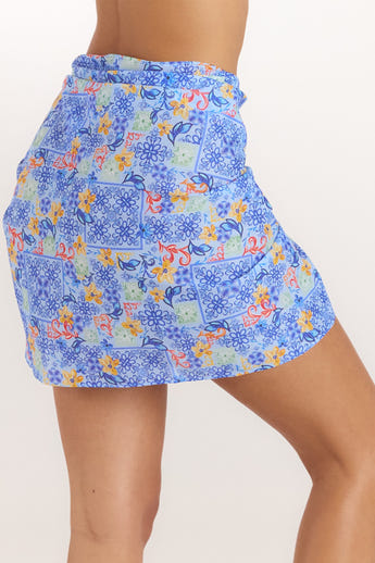 Sarong Mosaic - Imprimé Bleu alternate