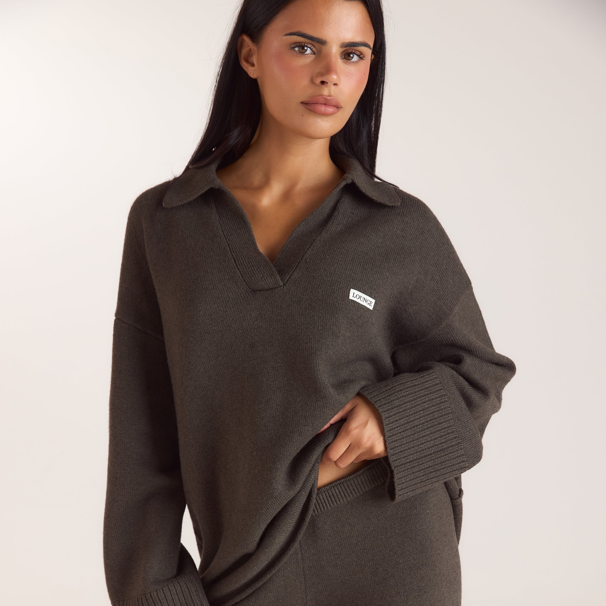 Pull en Maille à Demi-patte | Pull en Maille à Demi-patte - Vert Mousse