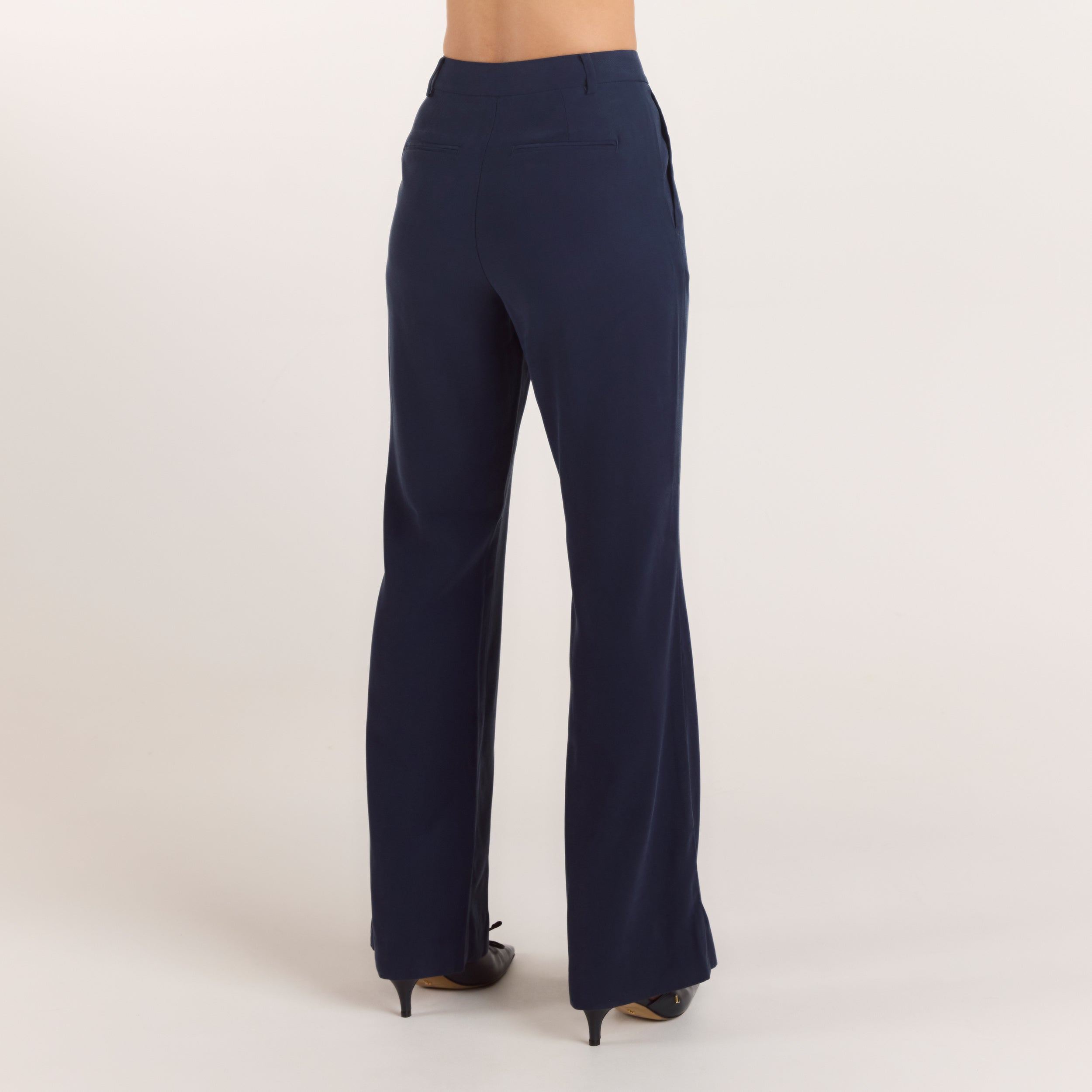 Pantalon Droit Style 90s - Bleu Marine alternate