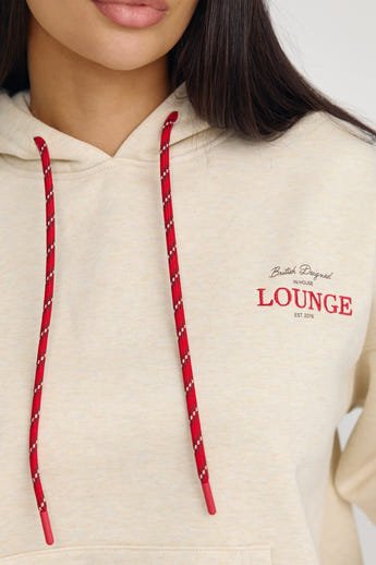 Sweat à Capuche Oversize - Flocon d'Avoine