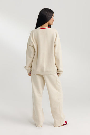 Pull à Col en V - Flocon d'Avoine alternate