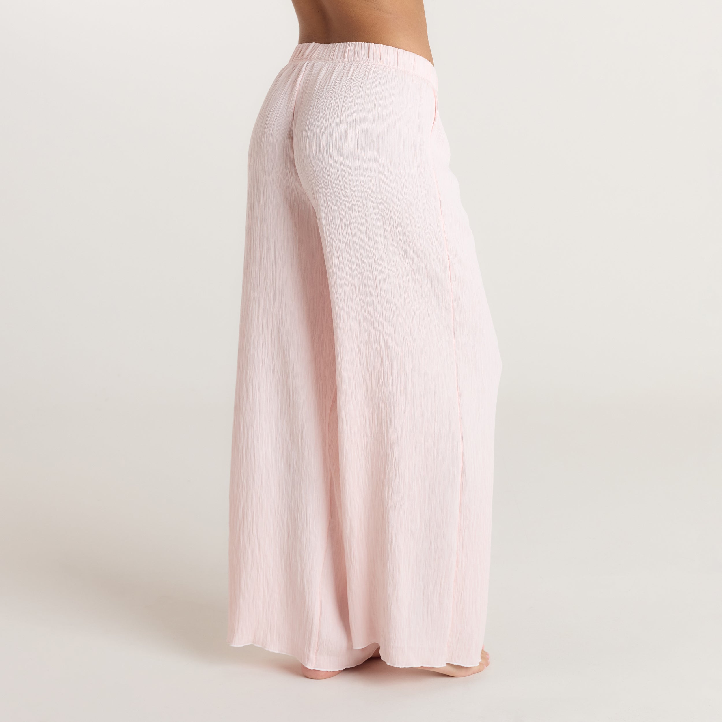 Pantalon de Pyjama Crinkle - Rose alternate