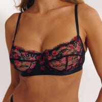Soutien-Gorge Imprimé Entice - Noir Floral