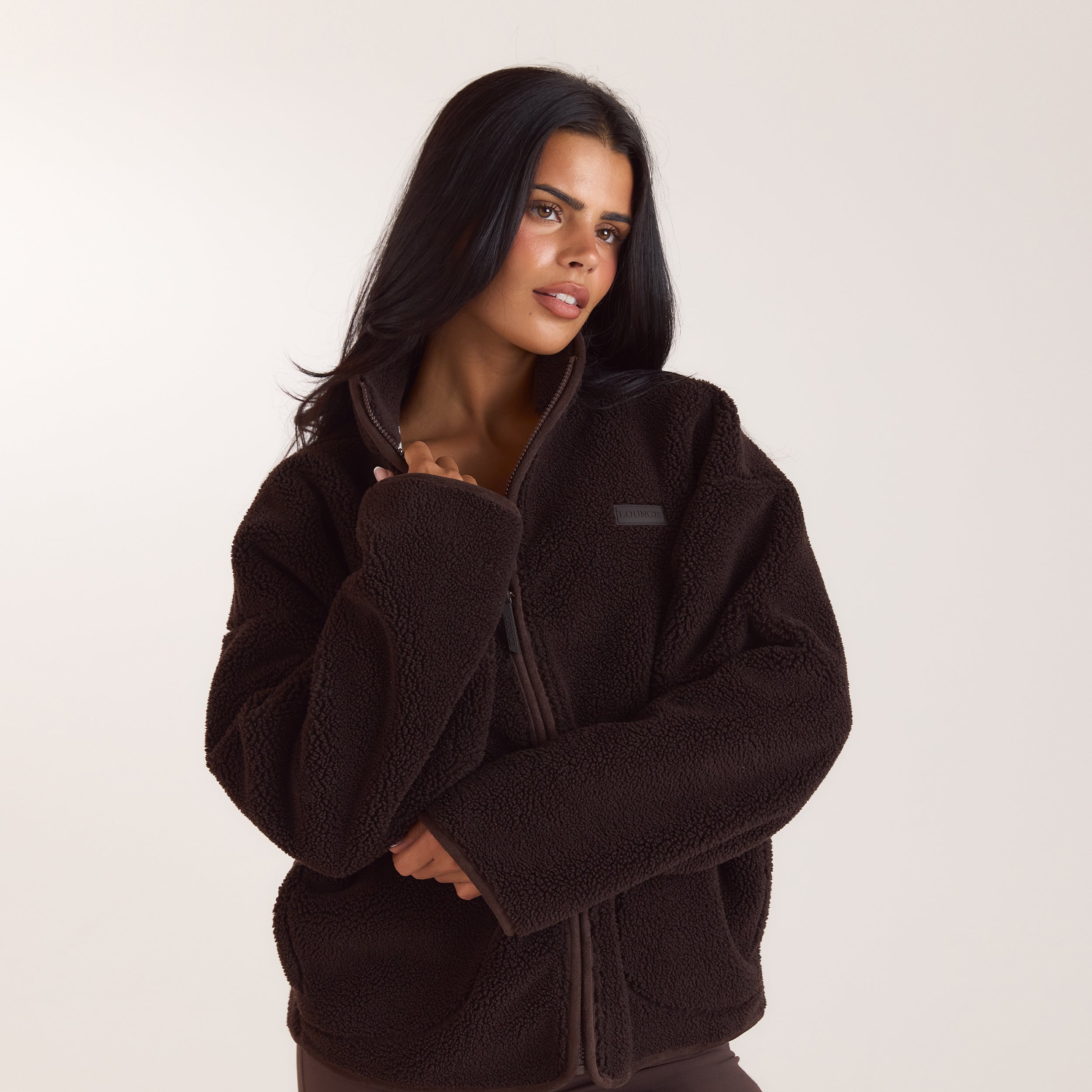 Veste Borg Zippée | Veste Borg Zippée - Chocolat