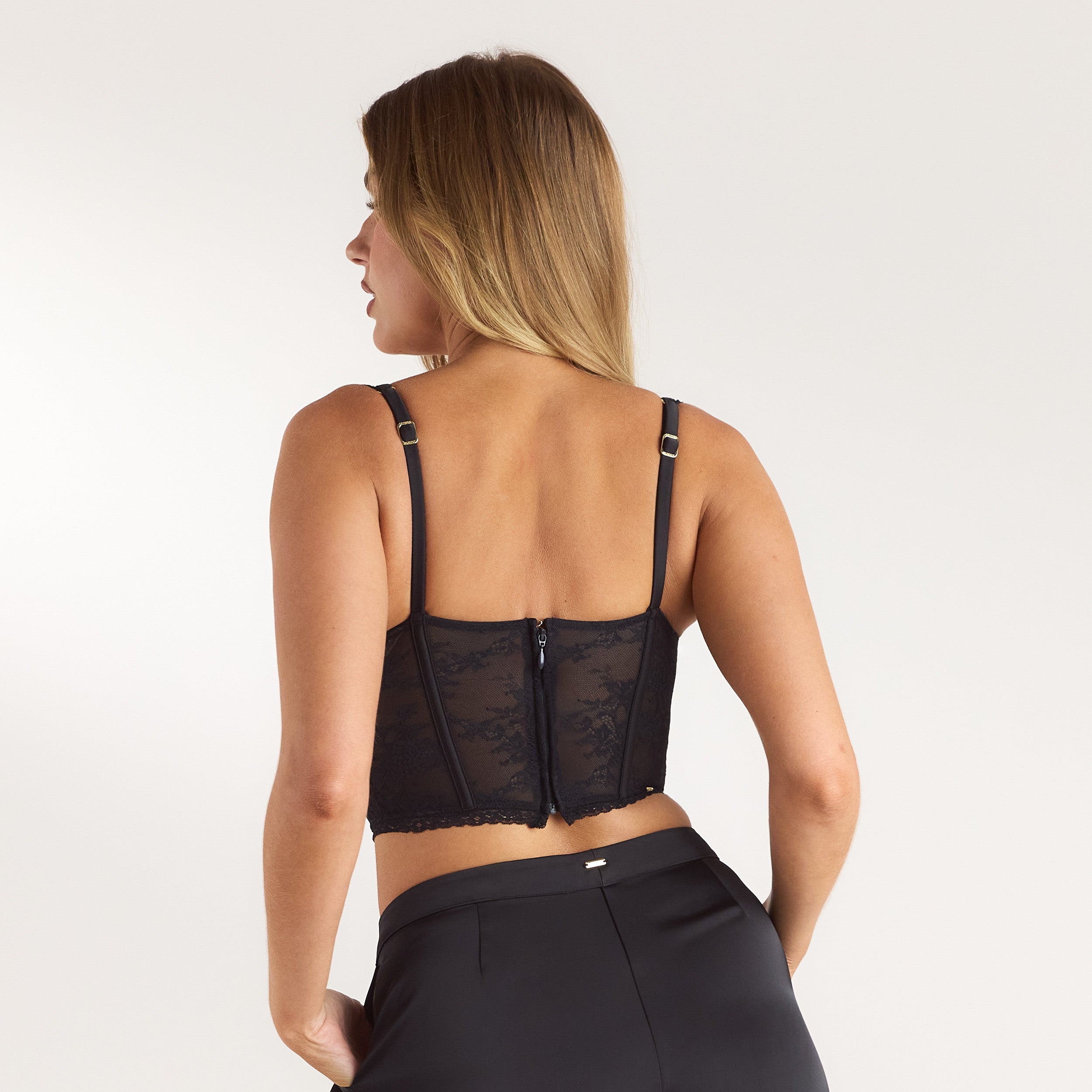 Top Bralette en Dentelle | Top Bralette en Dentelle - Noir