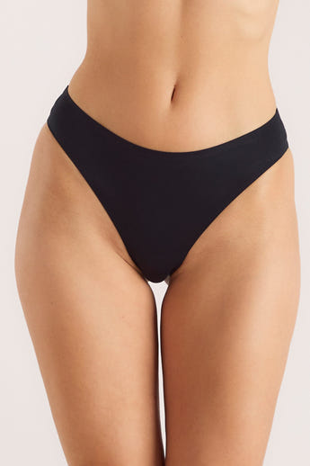 Brésiliens sans Couture (Pack de 3) - Noir alternate