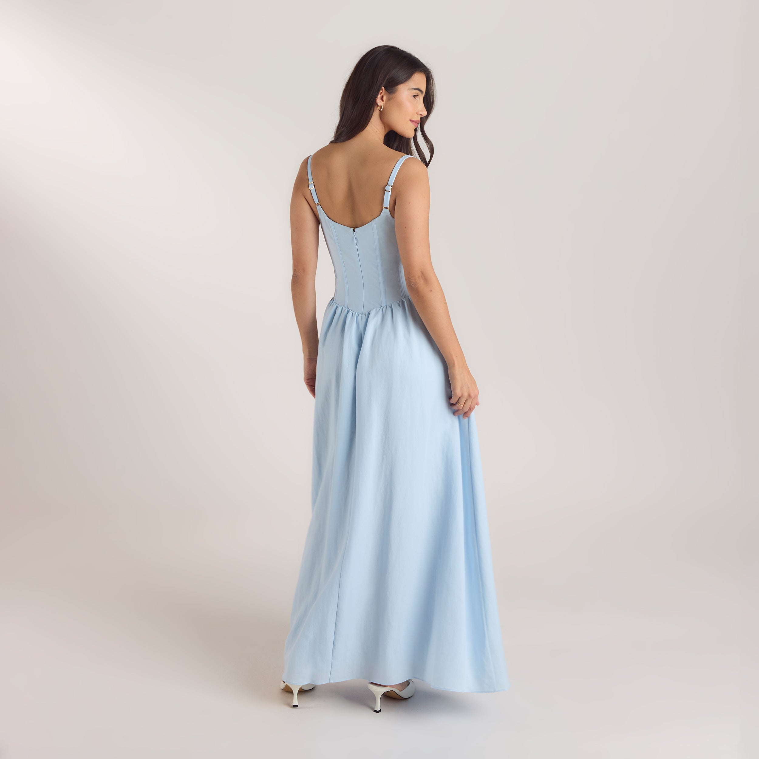 Robe Maxi Corset | Robe Maxi Corset - Bleu