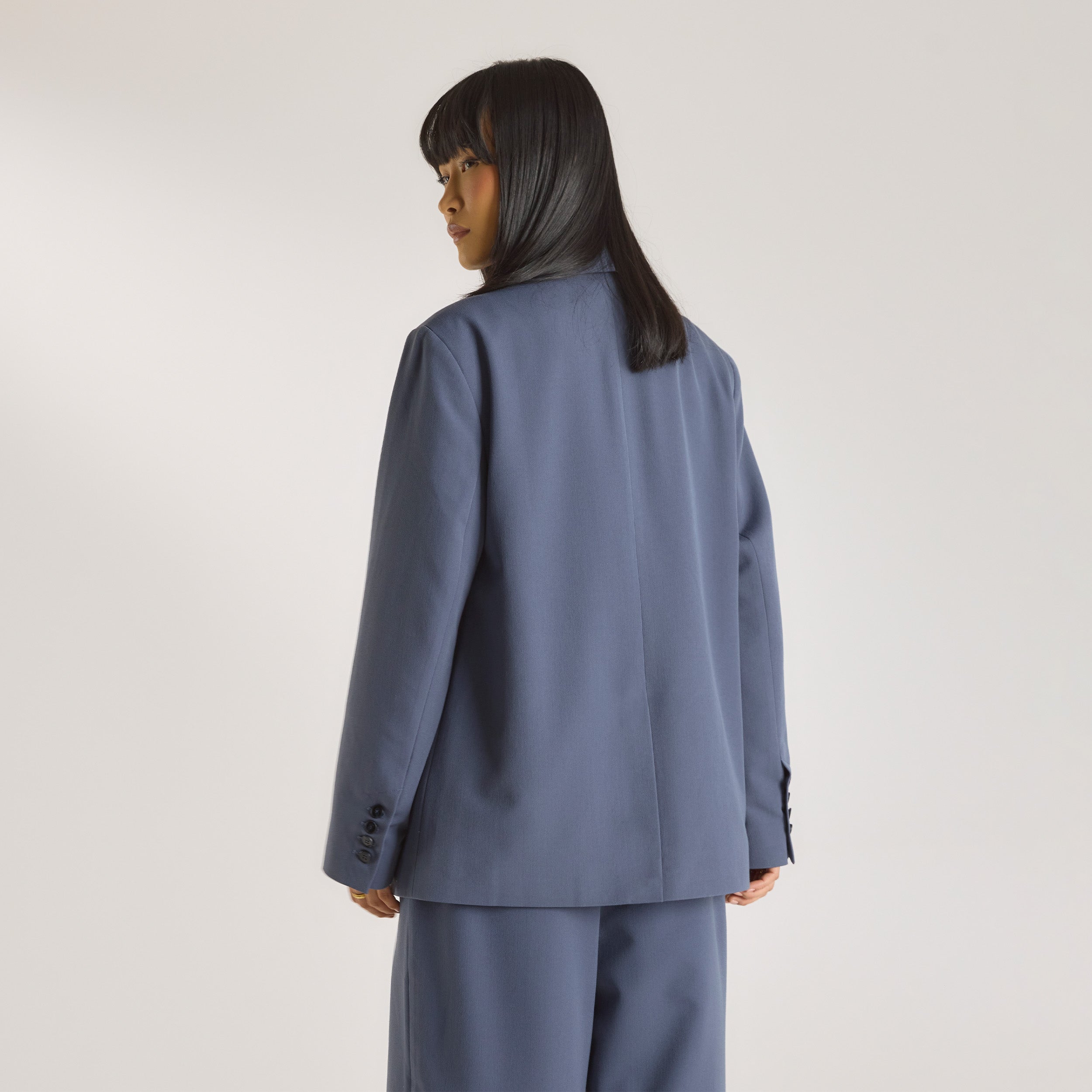 Blazer Oversize | Blazer Oversize - Bleu