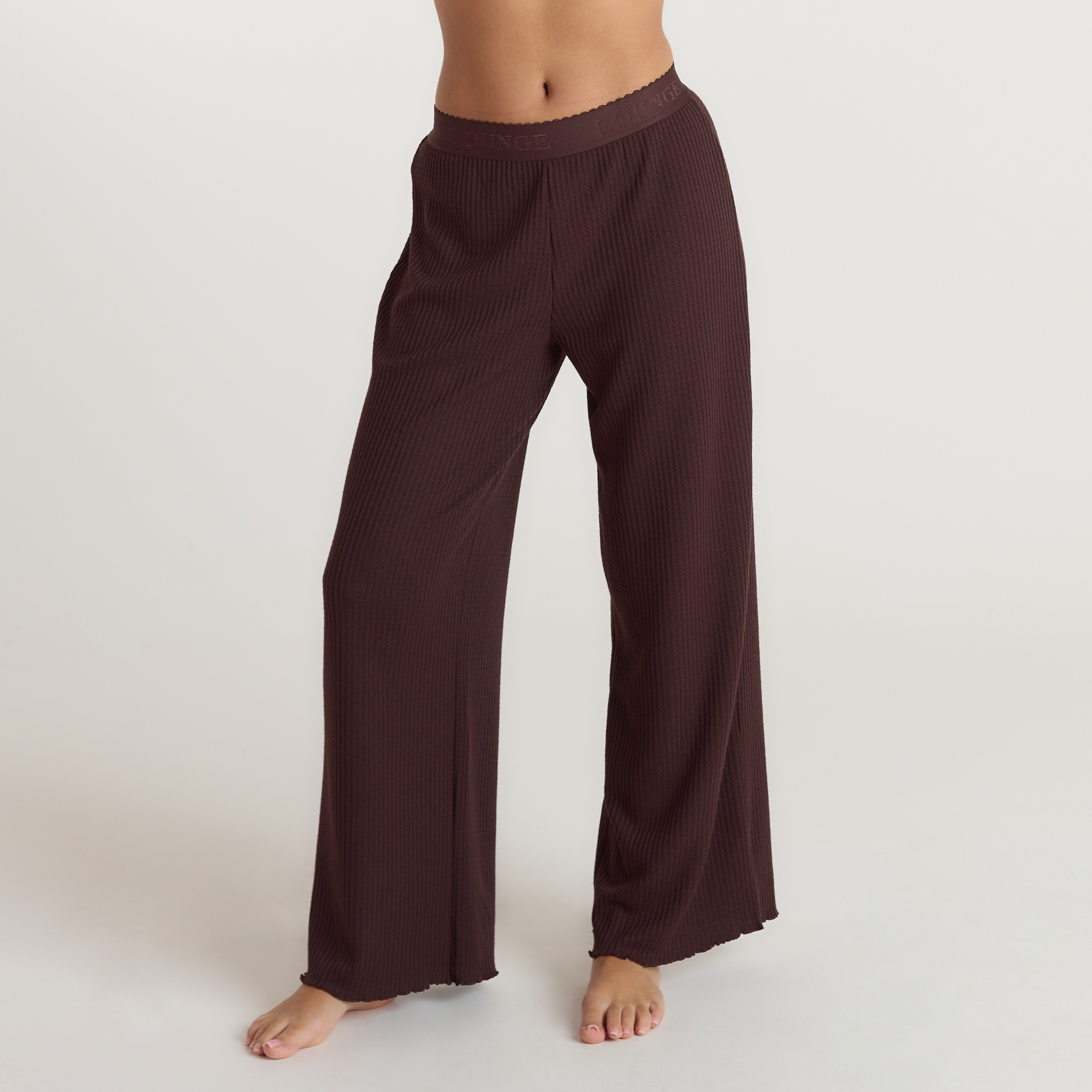 Pantalon de Pyjama Soft Waffle | Pantalon de Pyjama Soft Waffle - Chocolat Noir