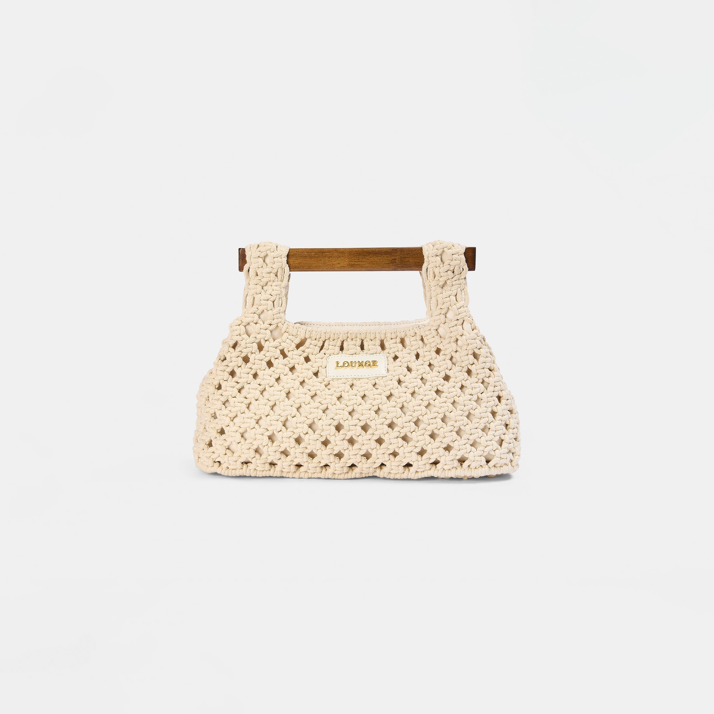 Sac Clutch Clover | Sac Clutch Clover - Crème