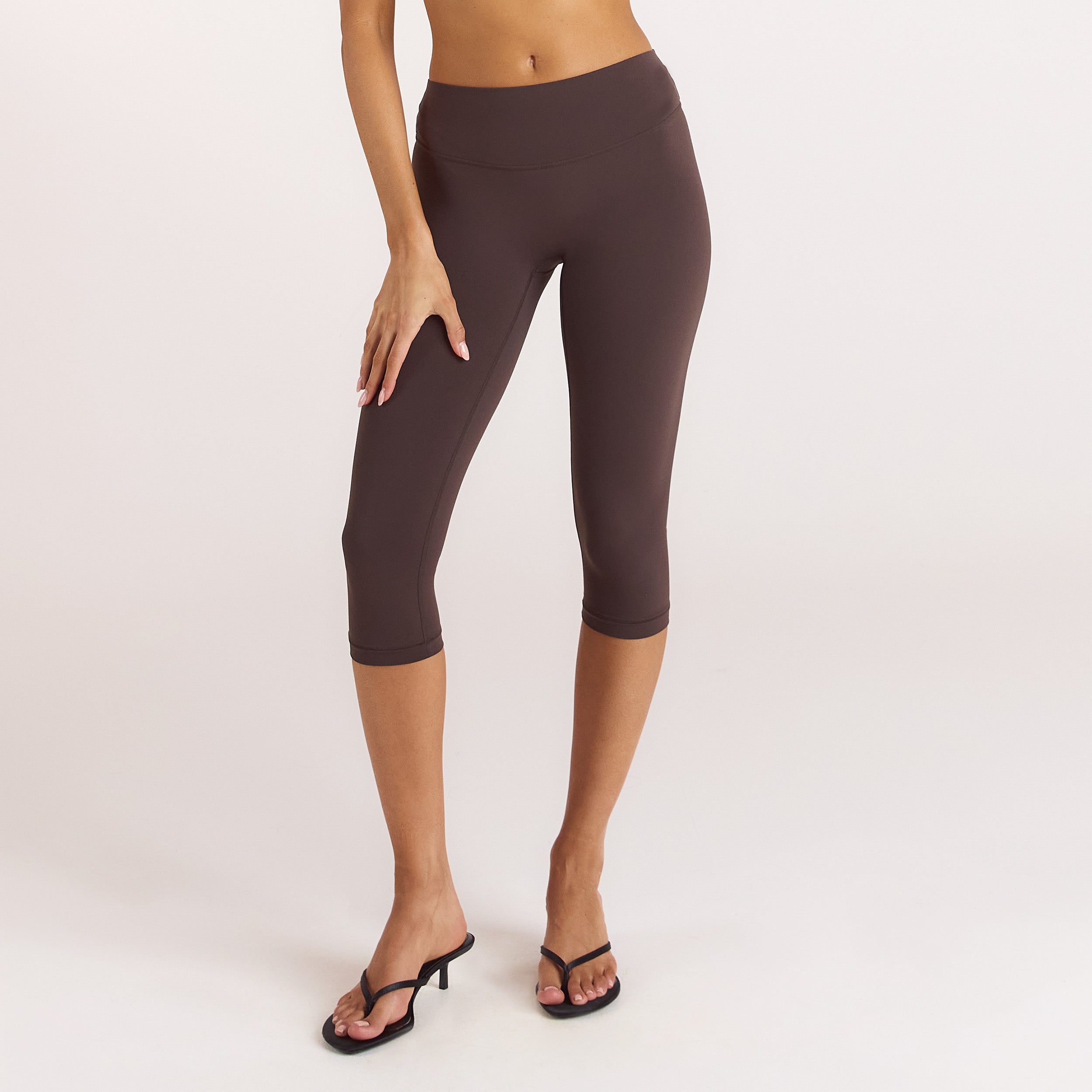 Legging Longueur Capri ContourSoft | Legging Longueur Capri ContourSoft - Chocolat Noir