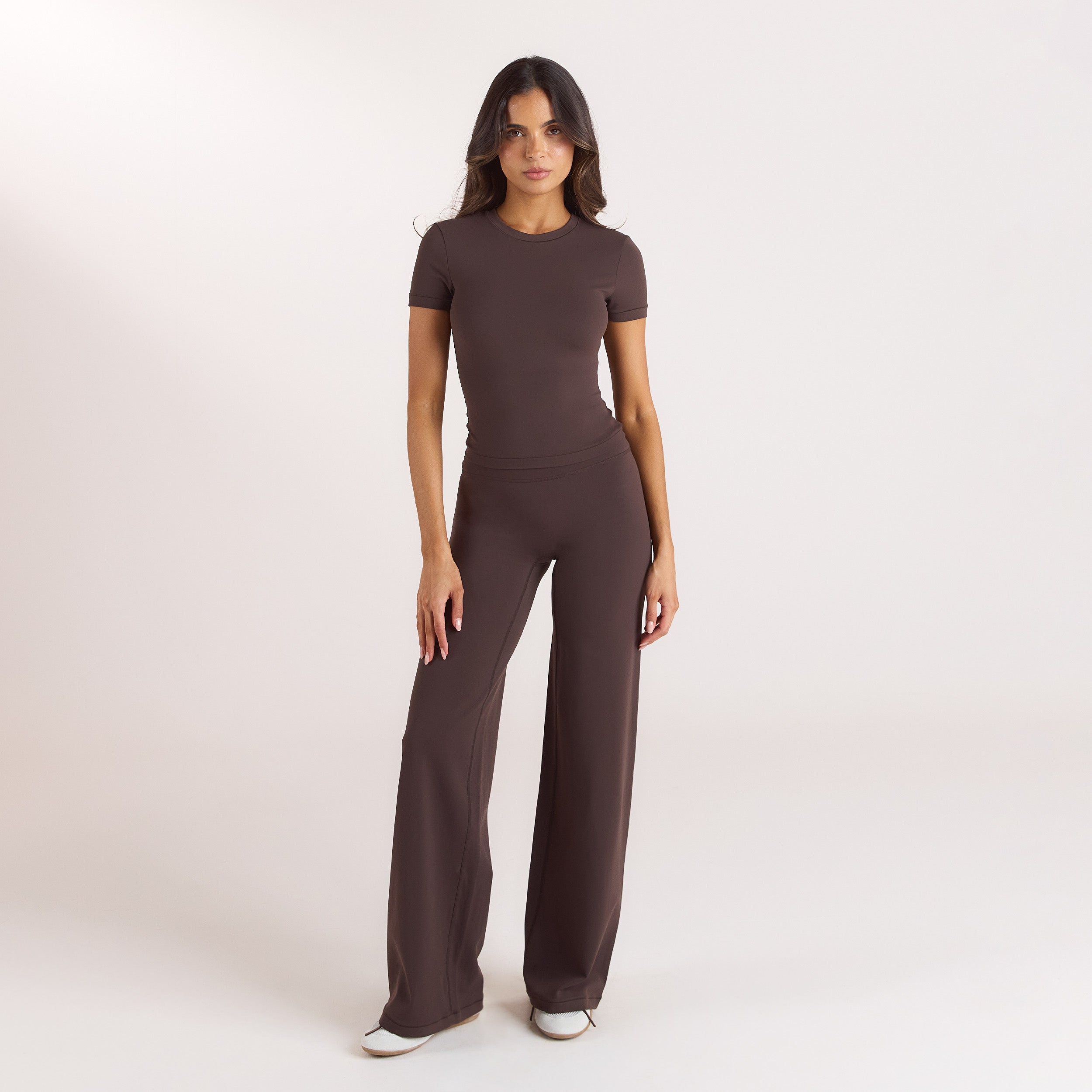 Legging à Jambes Droites ContourSoft™ | Legging à Jambes Droites ContourSoft™ - Chocolat Noir