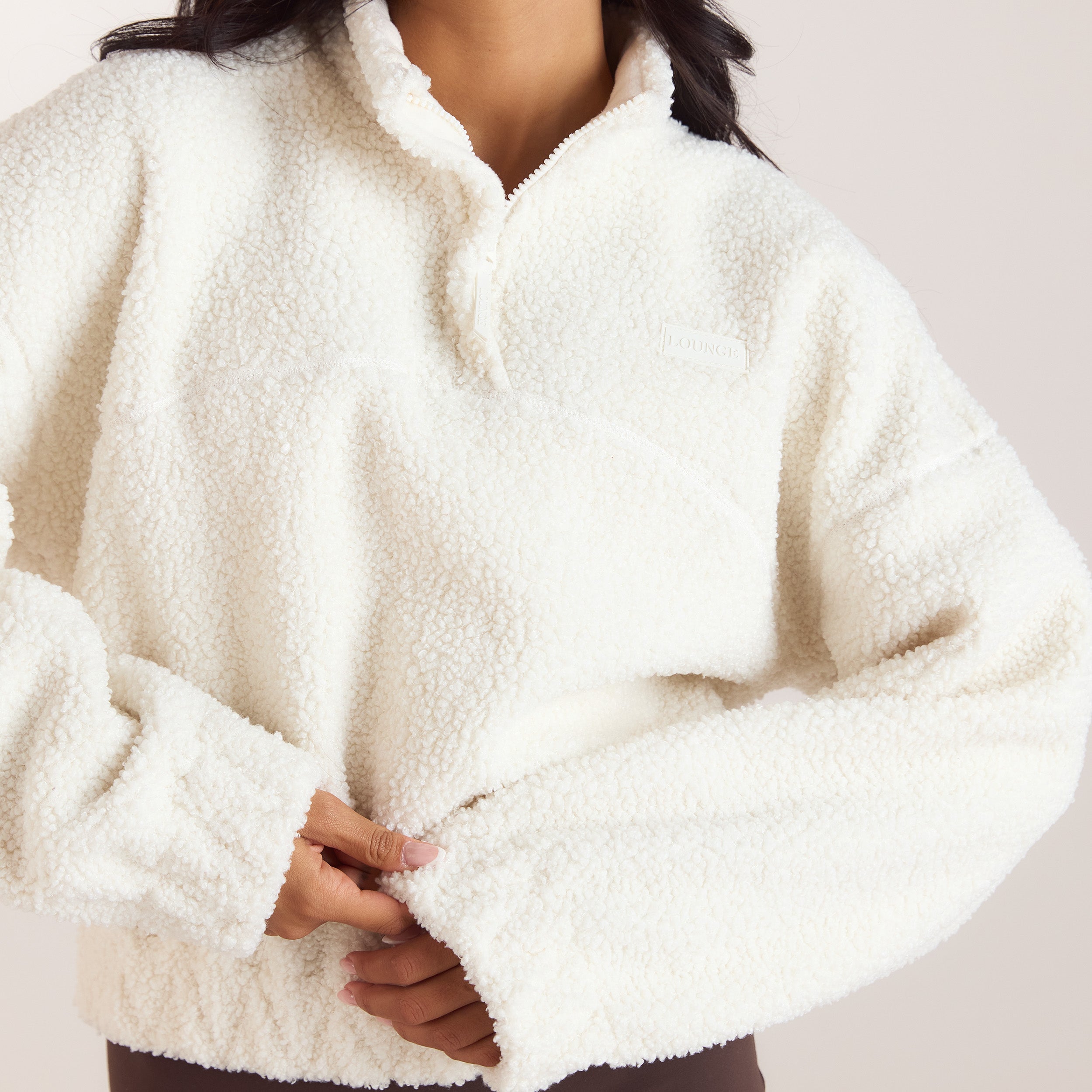 Veste en Polaire Borg | Veste en Polaire Borg - Crème