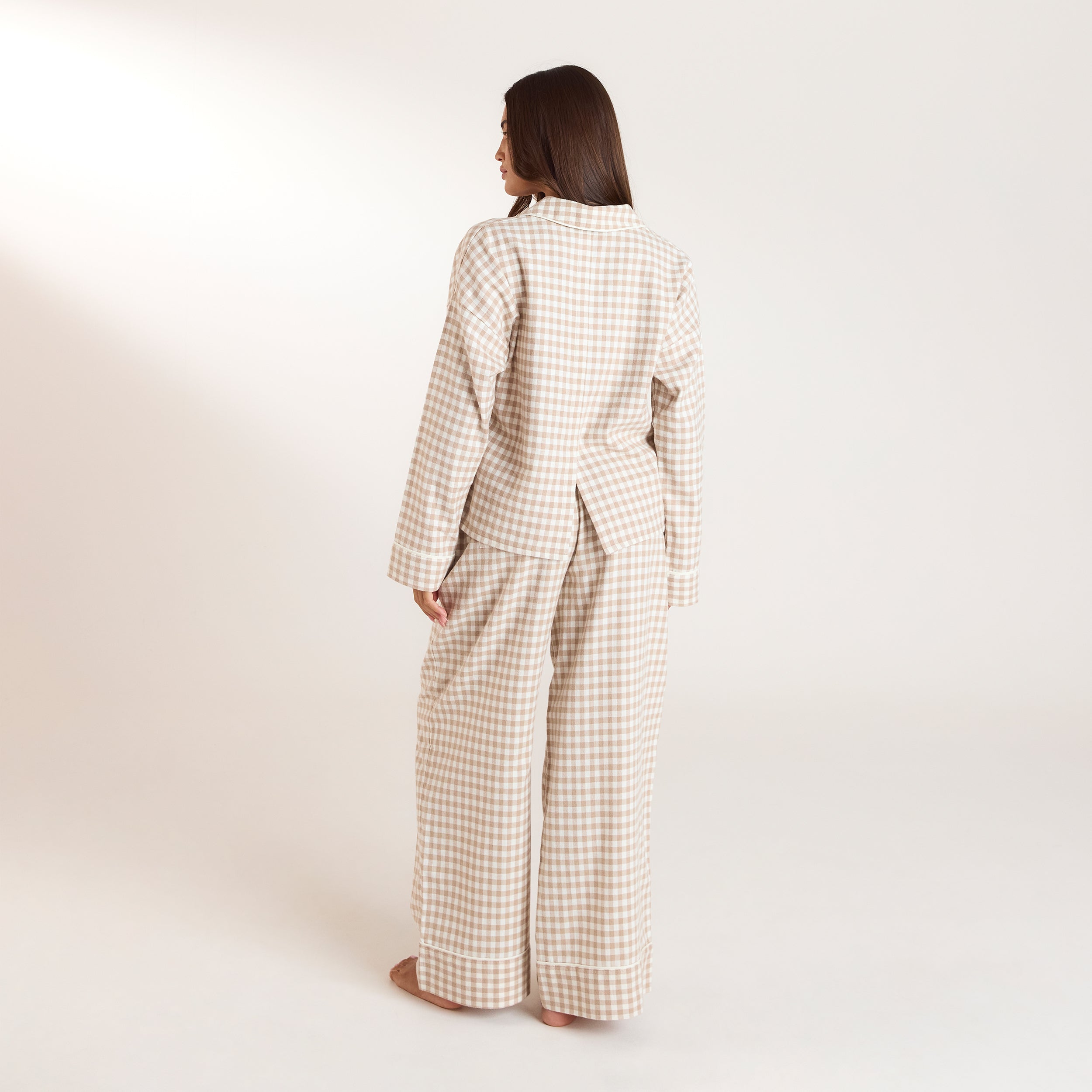 Pantalon de Pyjama Vichy | Pantalon de Pyjama Vichy - Beige