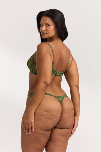 Soutien-gorge Plongeant Enchant - Olive alternate