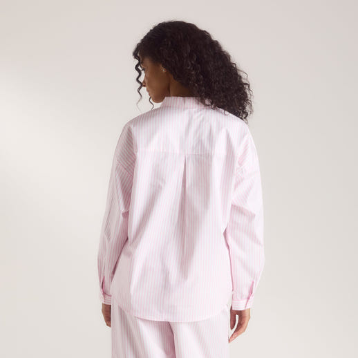 Chemise de Pyjama Bloom & Stripe - Rose alternate