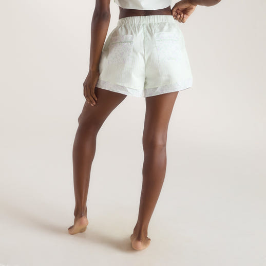 Short de Pyjama Bloom & Stripe - Sauge alternate