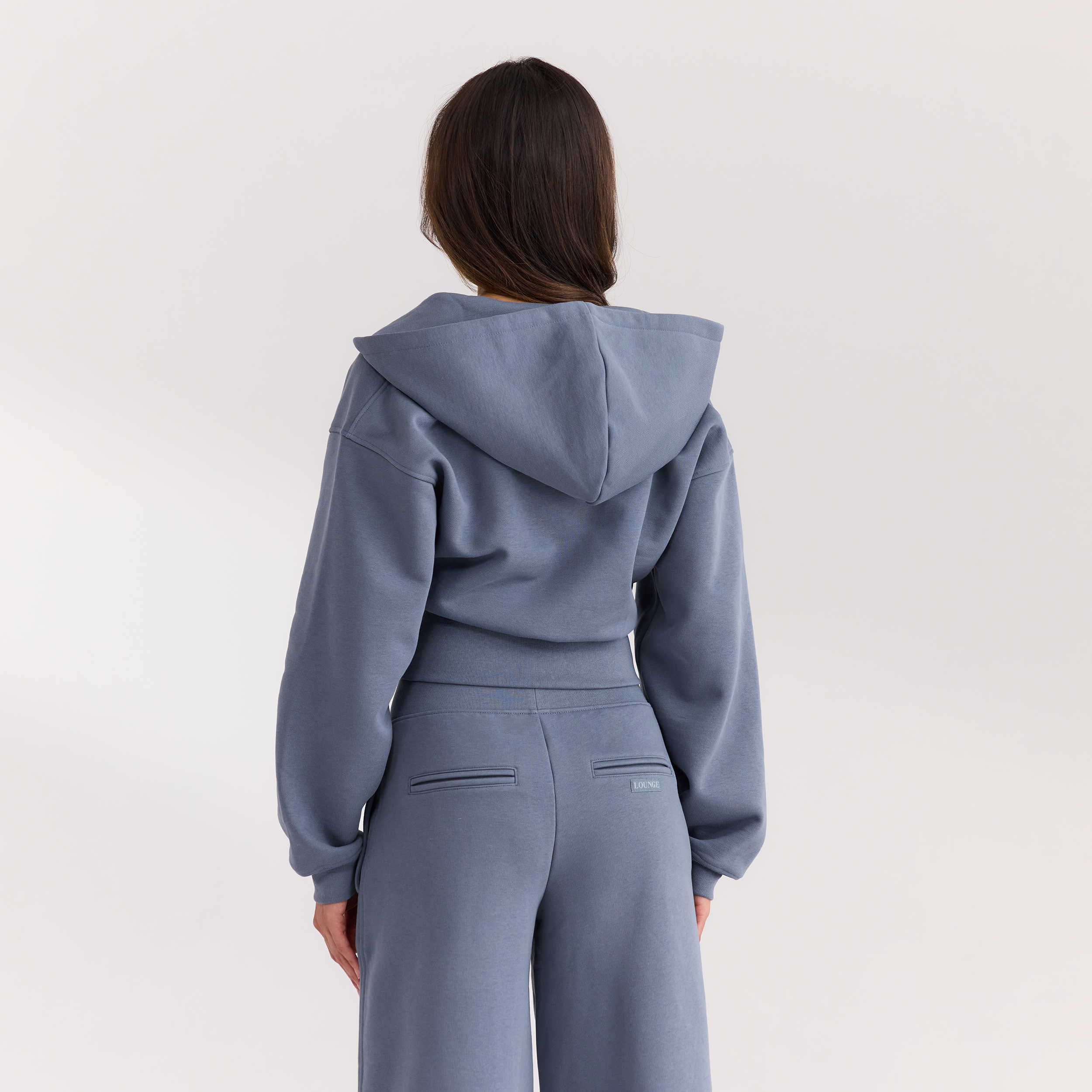 Veste Zippée Ajusté | Veste Zippée Ajusté - Bleu Ardoise