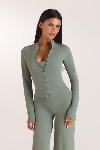 Veste Zippée ContourSoft™ - Sauge alternate