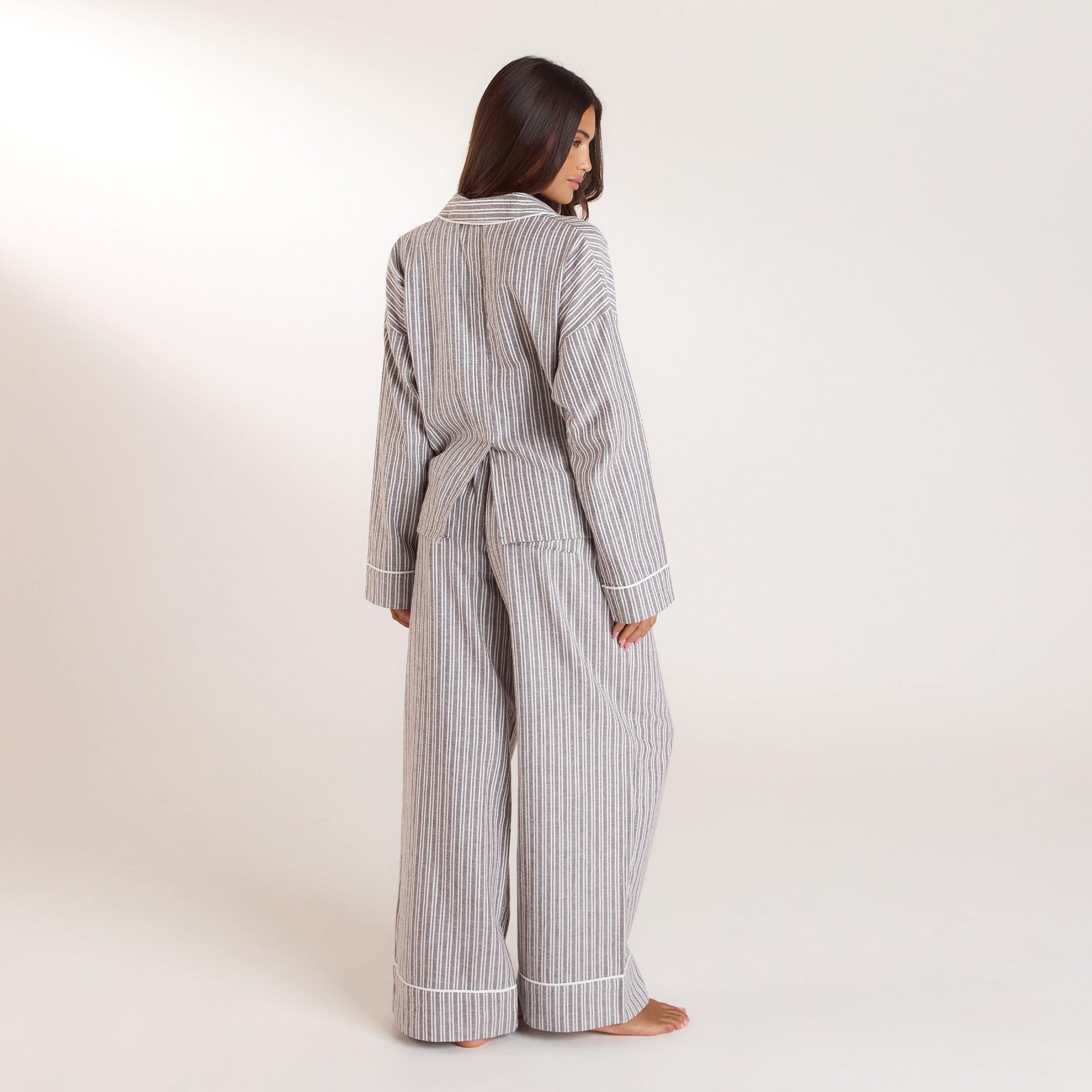 Pantalons de Pyjama Stripe | Pantalons de Pyjama Stripe - Chocolat