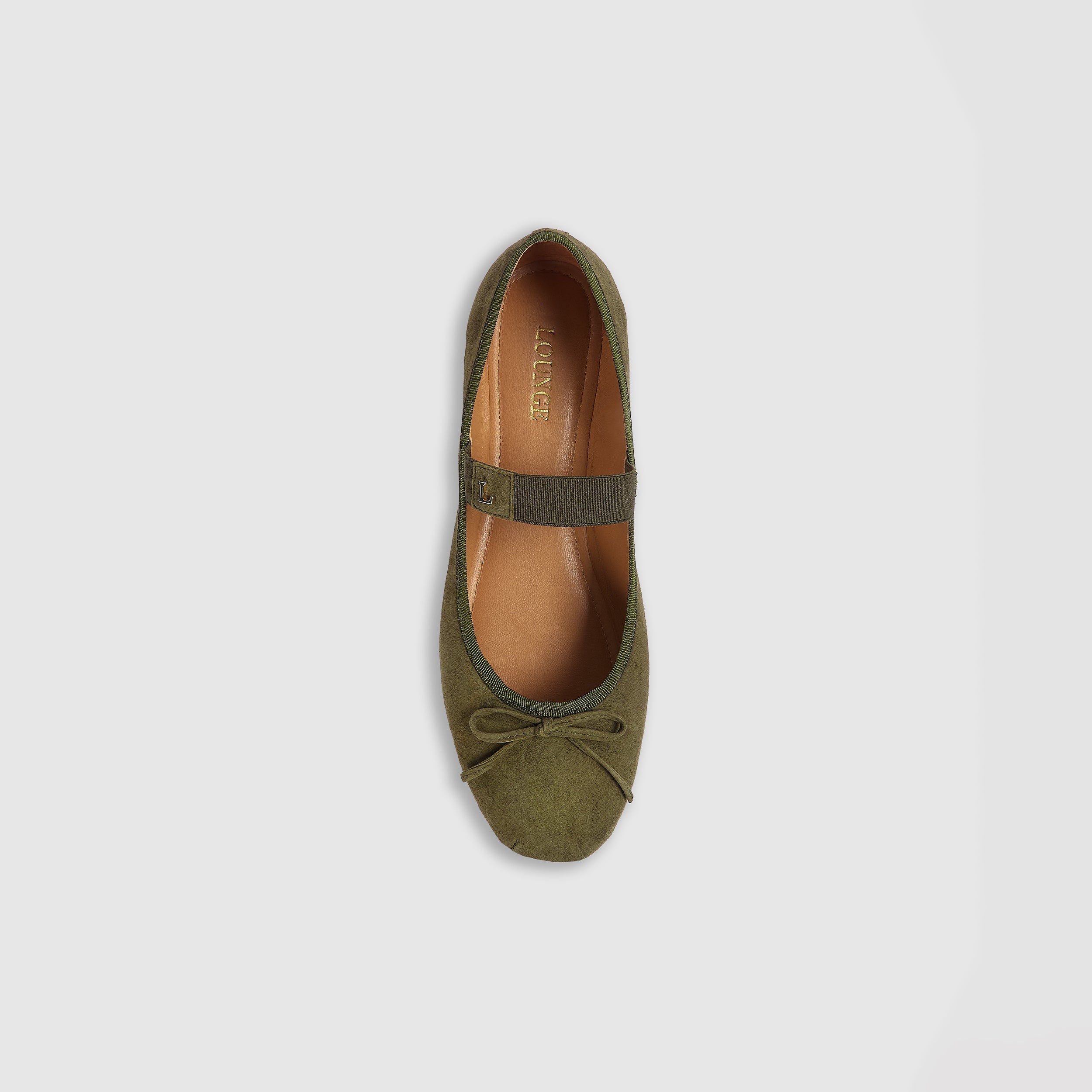 Ballerines Juna  - Olive alternate